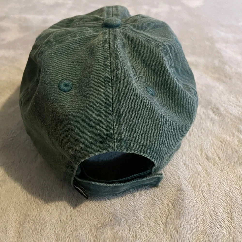 Pacific Headwear 300WC Green Idaho‎ Tree Leather Patch Hat Adjustable Cotton Cap
